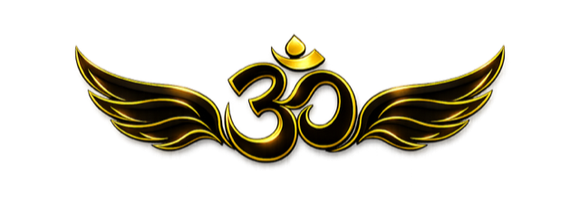 AUM logo with valkyrie wings