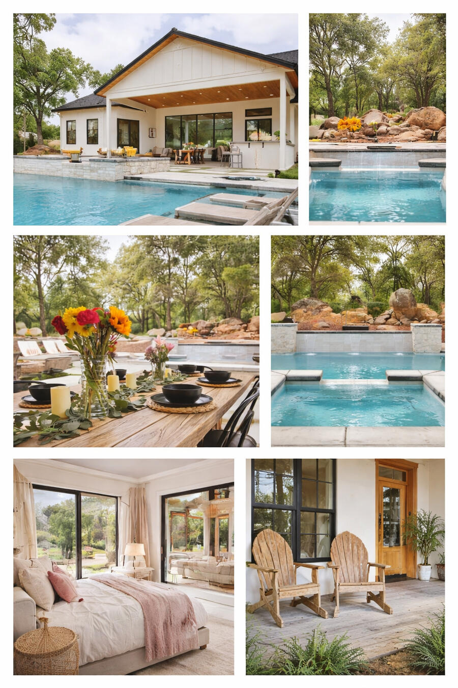 luxurious home with top notch amenities and pool, hot tub, pickleball, and sports.